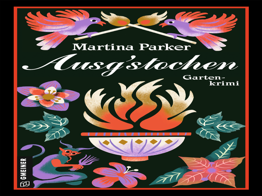 Cover Ausgstochen – Martina Parker – Illustration by Lena Zotti